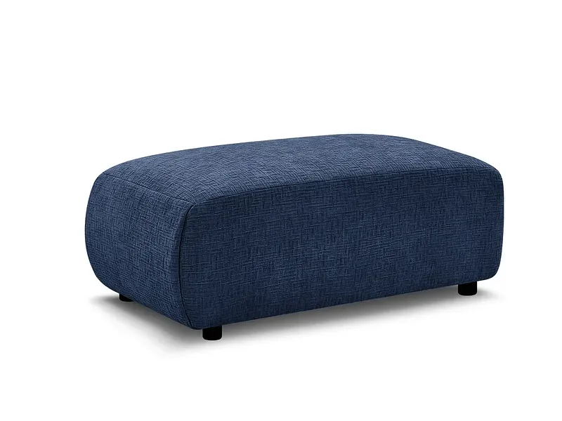 Sitzsack BOBOCHIC JANA 114x63x45cm stoff mit textur dunkelblau