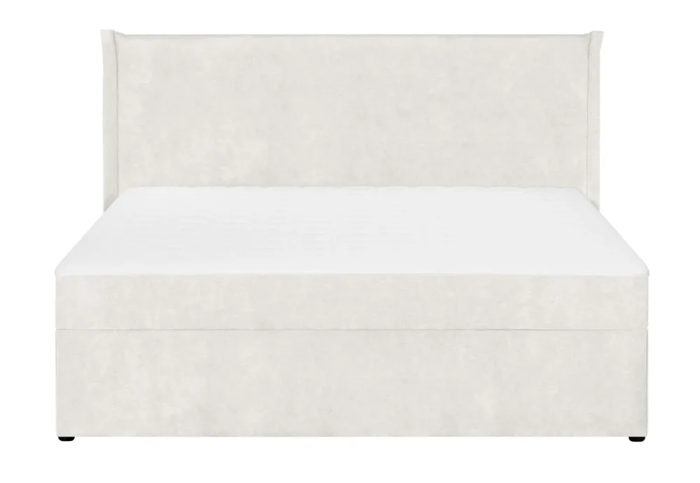 Boxspringbett LORIK weiss 140x200cm halbfest