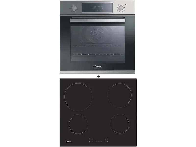 CANDY Einbauofen + Kochfeld FCP605XL/E 65L manuell