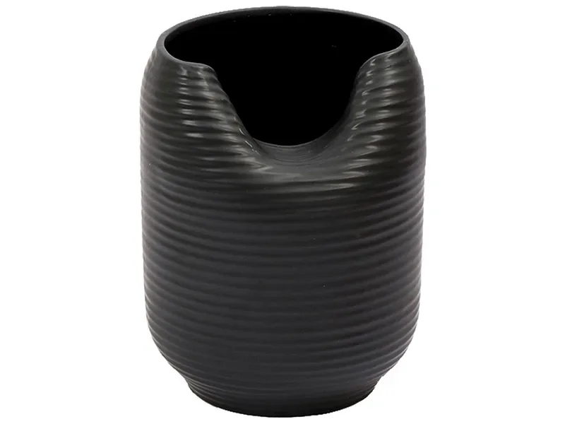 Vase PERRINE 18.5x18.5x23.5cm schwarz