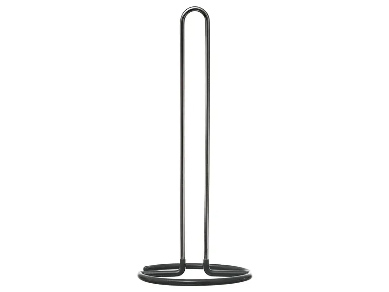 Rollen-Halter SIMPLY Edelstahl schwarz