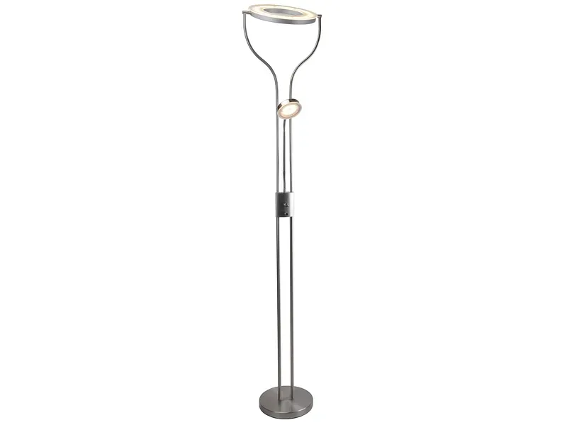 Stehlampe LED MAJOR variable Intensität 180cm 17.5W chrom