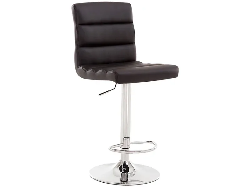 Barhocker NICOLAS synthetisches leder schwarz