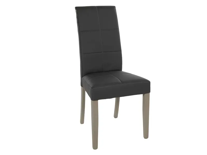Stuhl STAY Synthetisches Leder grau