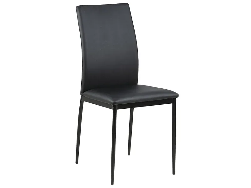 Stuhl DEMINA Synthetisches Leder schwarz