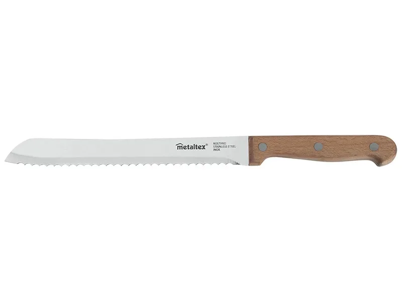 Brotmesser RUSTIQUE Edelstahl braun