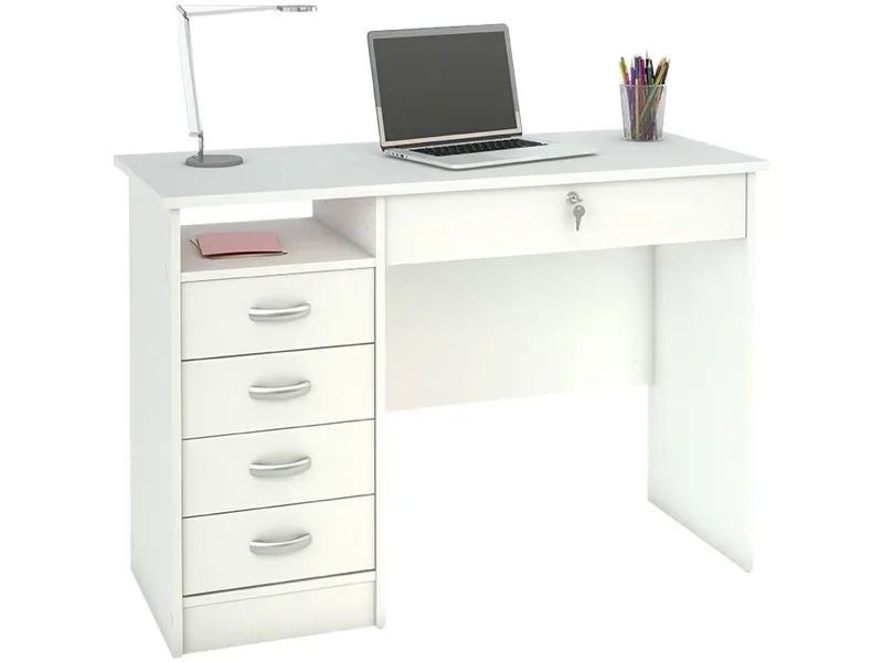 Schreibtisch LEO 48.5x109.5x75.5cm weiss