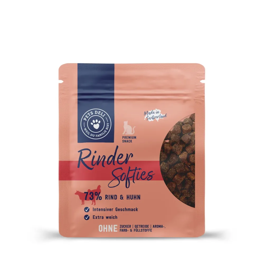 Snack Softies Rind für Katzen - 50g