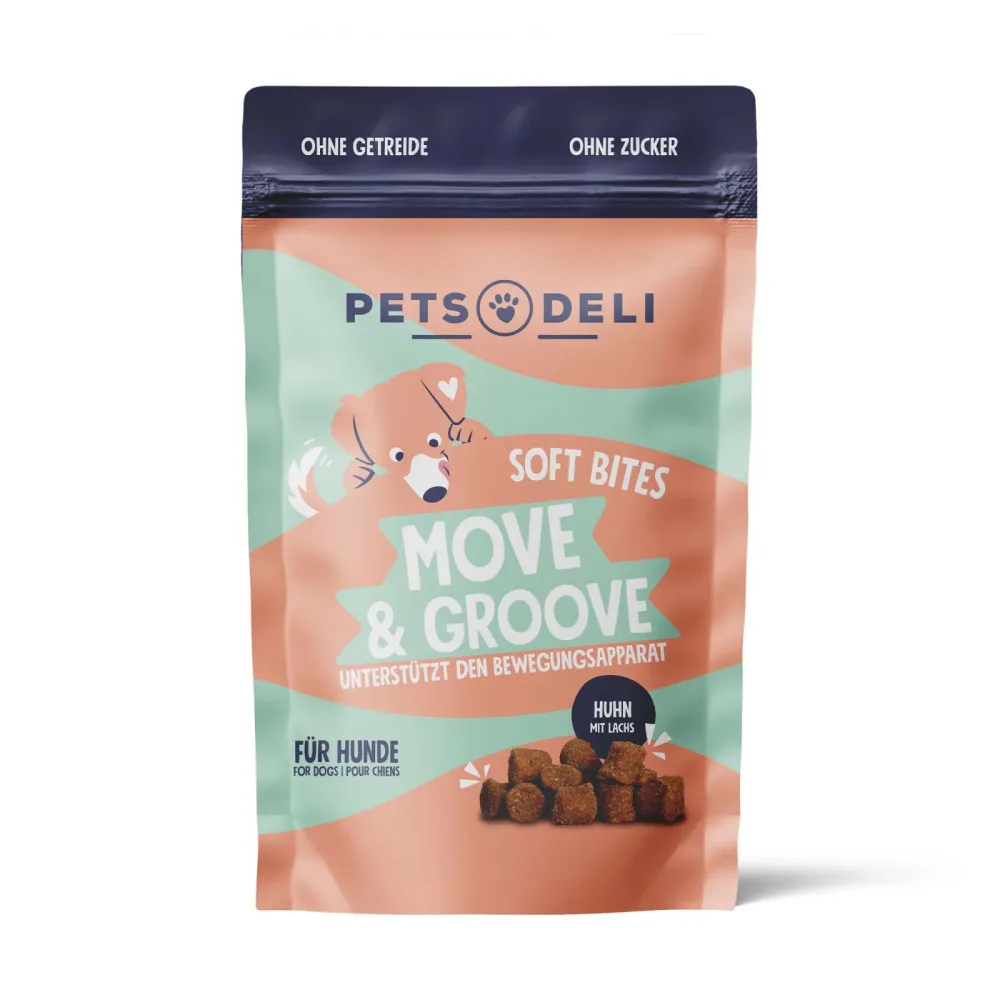 Snack Soft Bites Move & Groove für Hunde - 300g