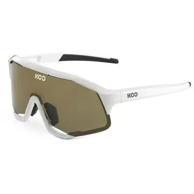 KOO Demos Sportbrille Cycling - white/brown