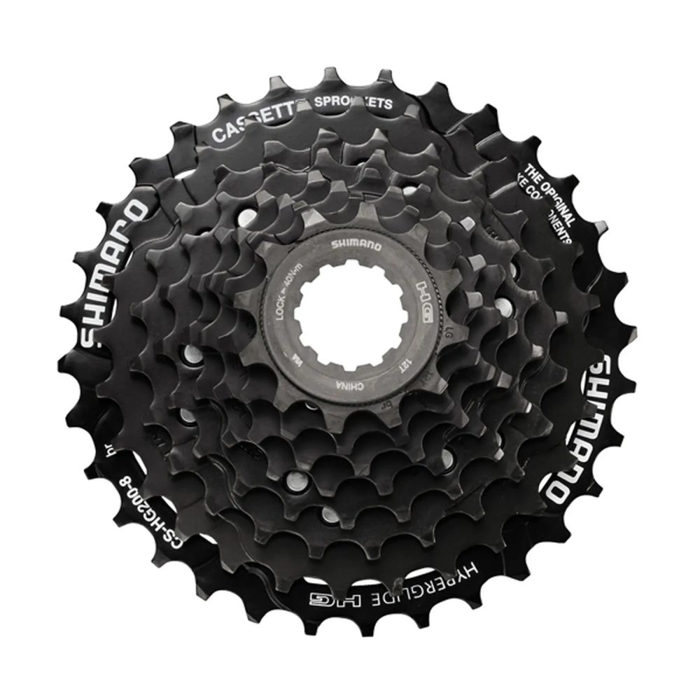 Shimano CS-HG200 Kassette 8-fach schwarz 12-32T 2019 Kassetten