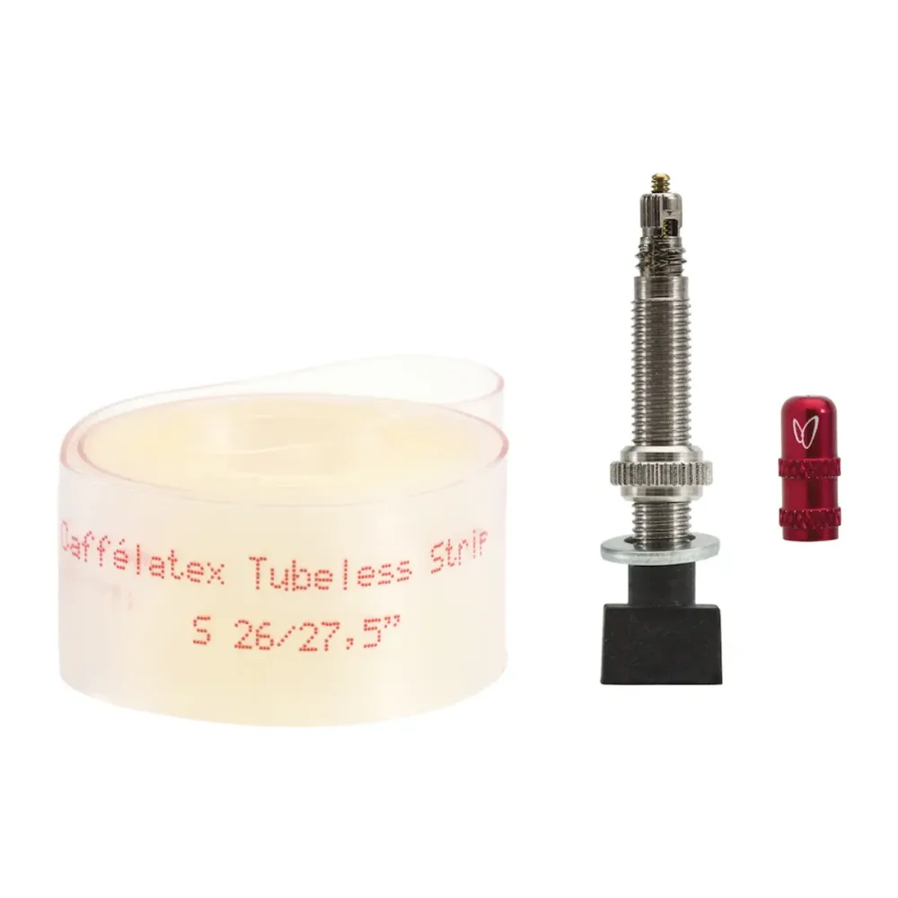 Felgenband inkl. Ventilpaar Effetto Mariposa flap caffélatex strip L - 26/27.5?30-34mm ext