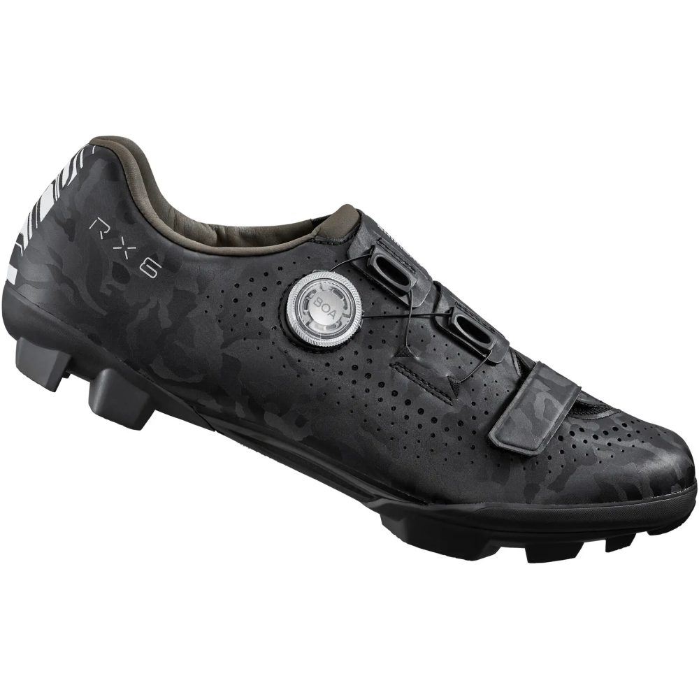SHIMANO Herren Gravel Schuhe RX6 schwarz | 45
