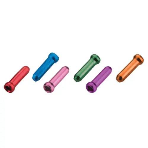 Endstücke Jagwire 500pcs-rouge/bleu/rose/violet/orange/vert
