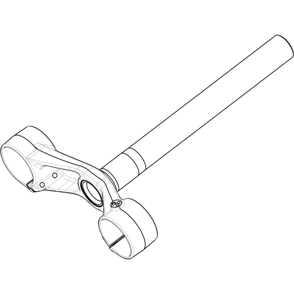 Unteres Gabel Tee 47os v2 Manitou Dorado Pro