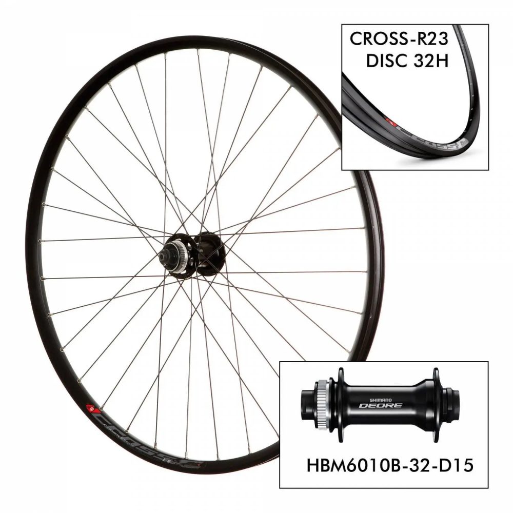 Fahrradrad Mach1 D. Cross-R23 32H - M6010 15x100