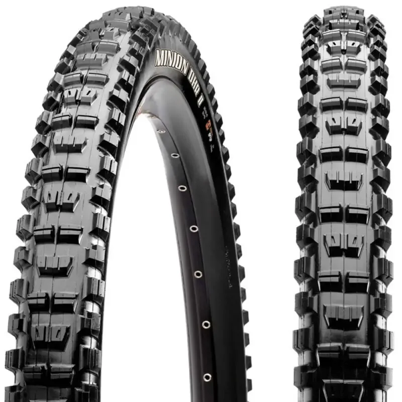 Maxxis Minion DHR II EXO TR 3C Terra E-25 29 x 2.40 WT Fahrradreifen Schwarz, Herren, Größe: ONE SIZE