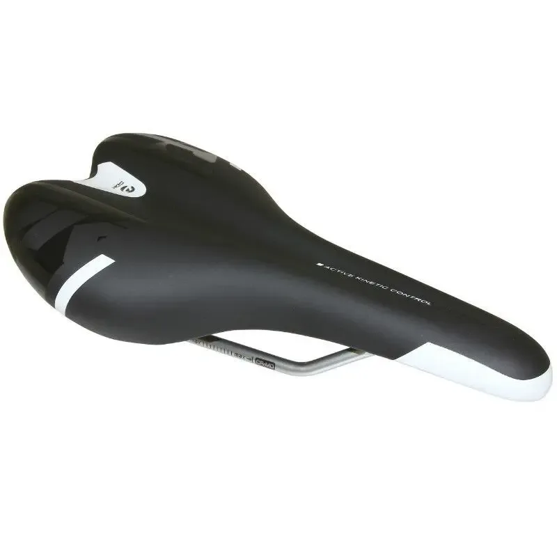 Sattel Straße-Mountainbike Deko-Schiene Cromoly Silber Newton Kinetic