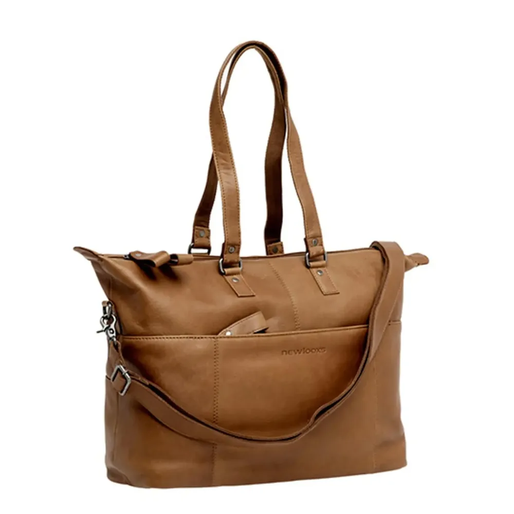 Fahrradtasche für Gepäckträger Newlooxs Verla Cognac