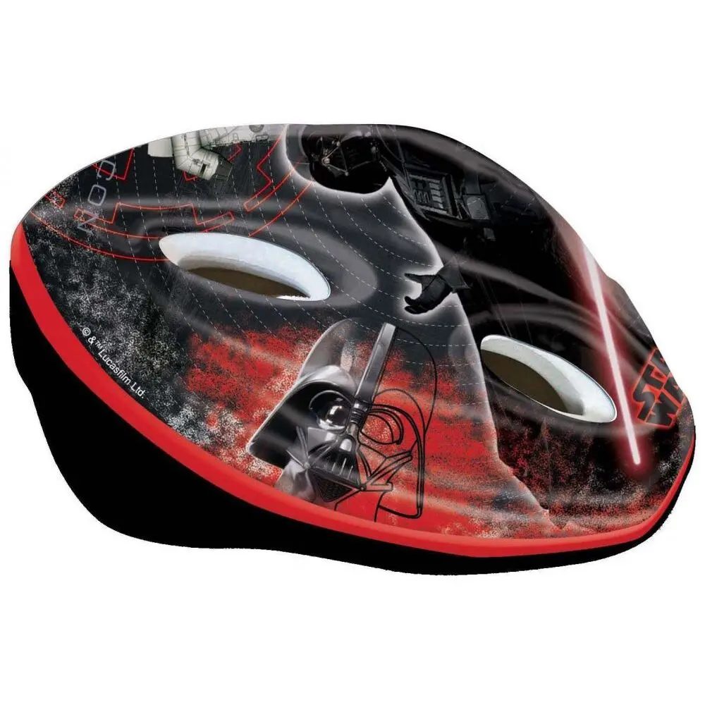 Bisal - Fahrradhelm Star Wars - 52 - 56 cm - Schwarz und Rot