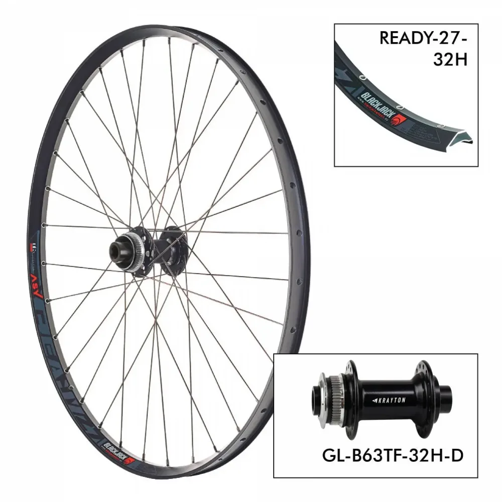 Fahrradrad Black Jack D.Ready27 32H - B63TF