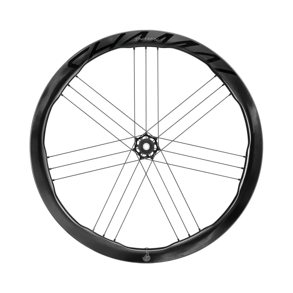 Paar Fahrradräder Campagnolo Shamal Dual C23 2WF Disco TLR HG11