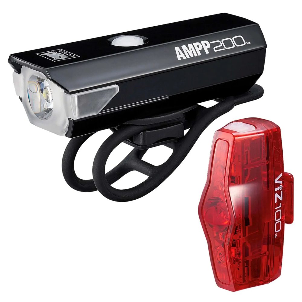 Fahrradlicht Cateye AMPP200 & VIZ100