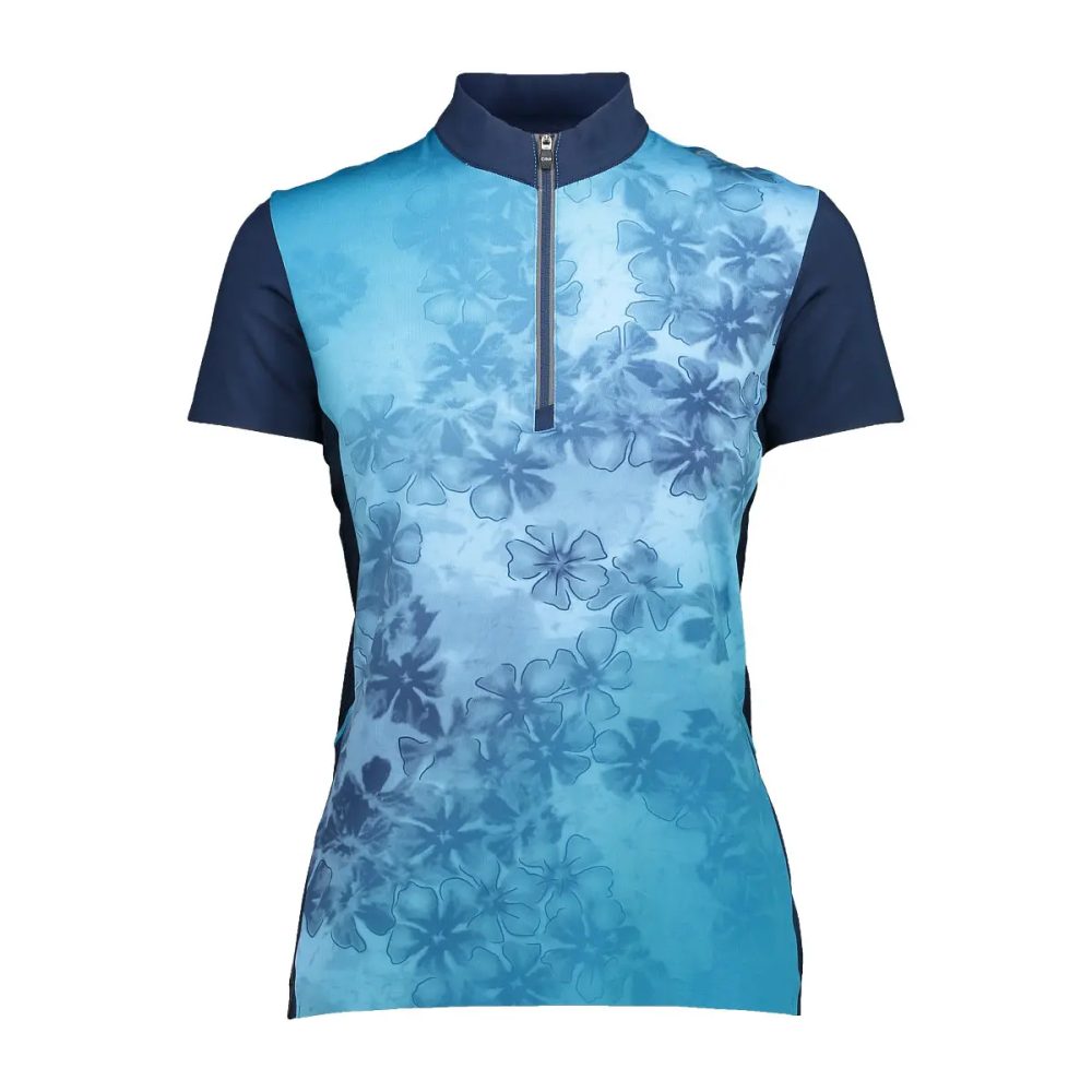 Damen-T-Shirt mit floralem Grafikmuster CMP