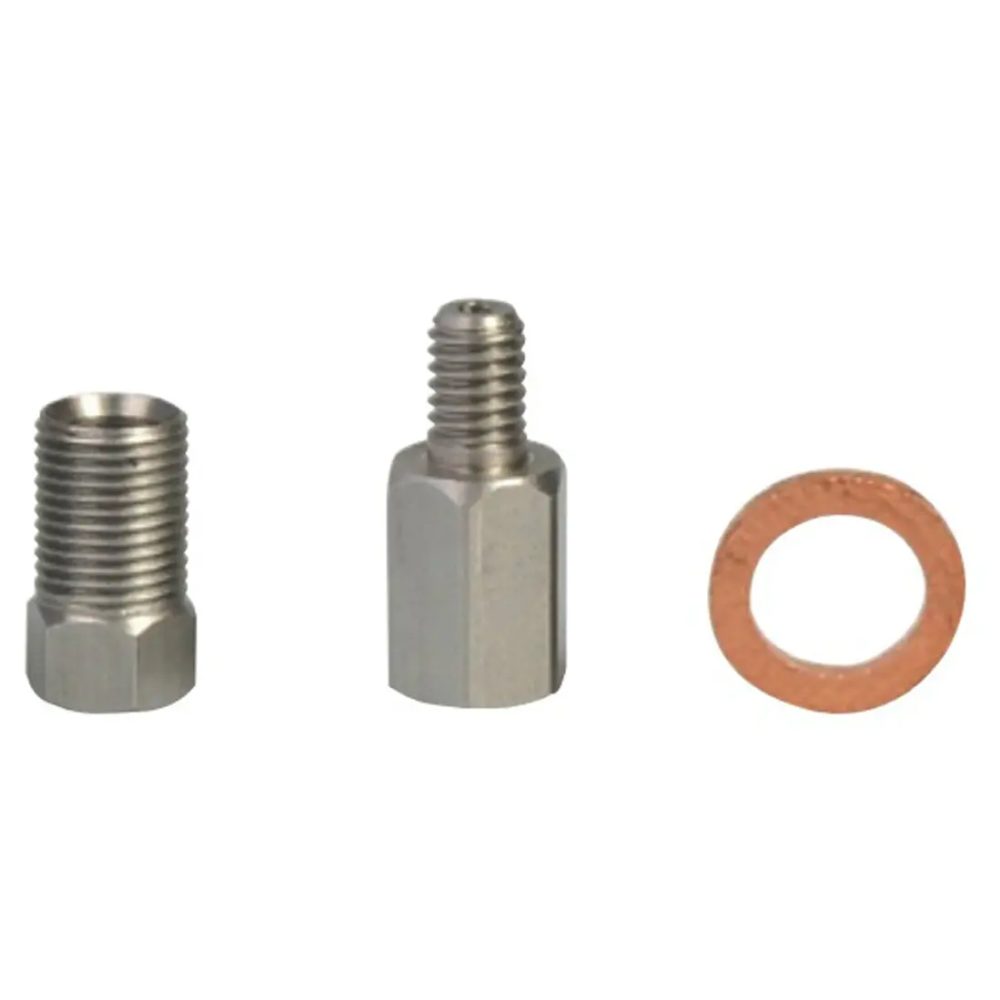 Verbinder, Kompressionsmutter und Dichtung Elvedes M6