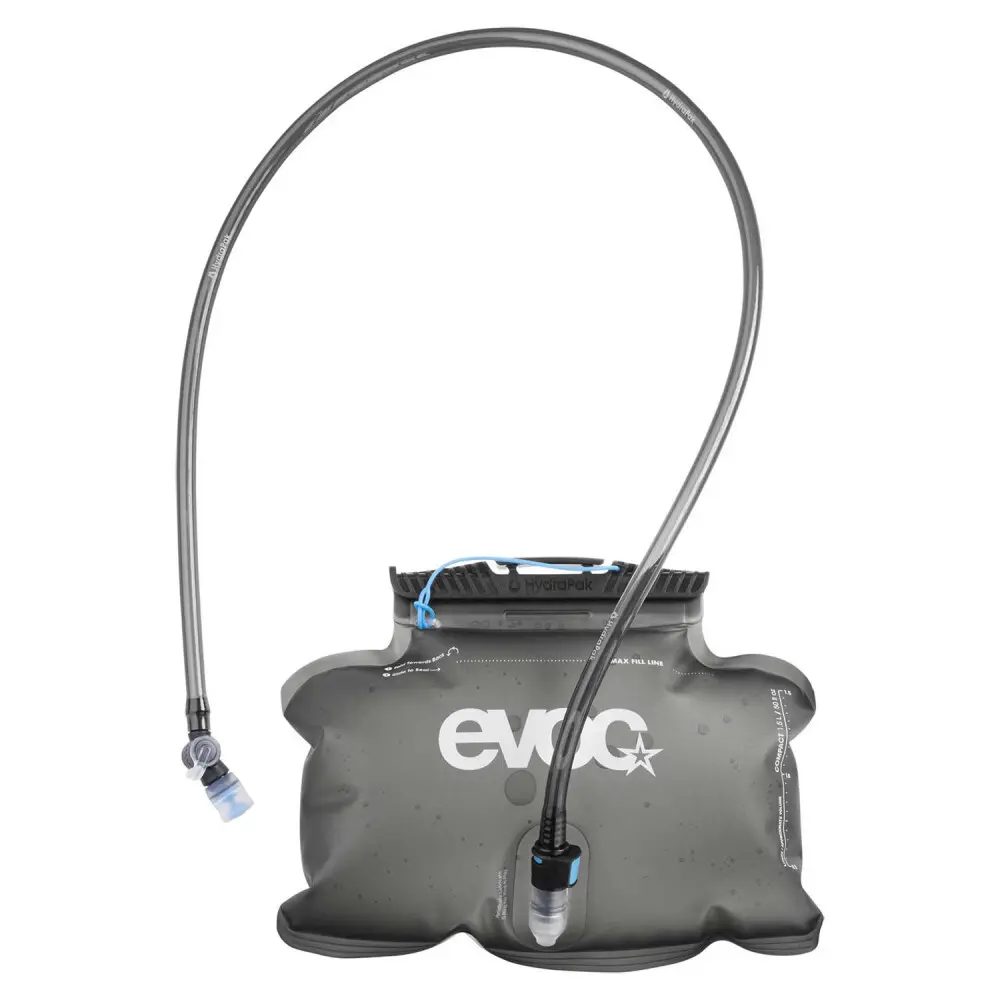 Evoc Hip Pack Hydration Bladder 1.5L Trinkblase grau /  carbon grey, Grösse: one size