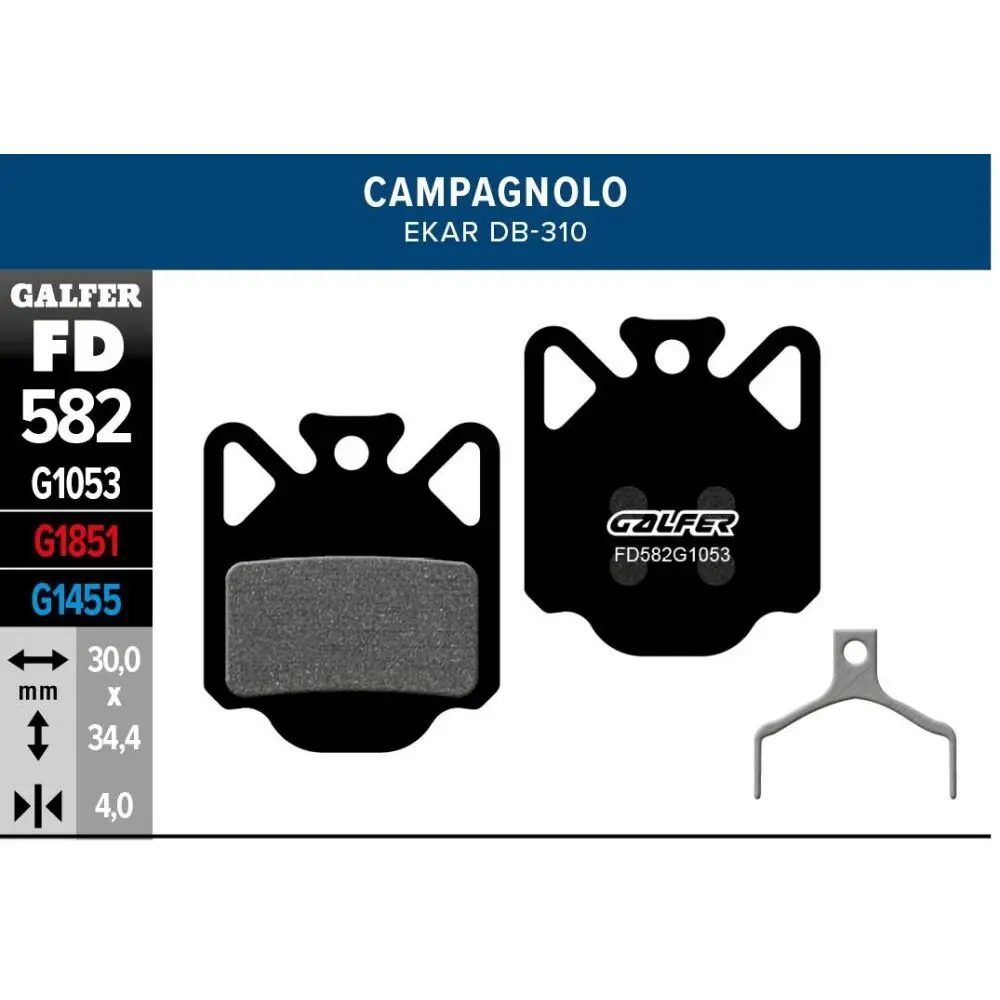 Bremsbelag Galfer Campagnolo Ekar Advanced