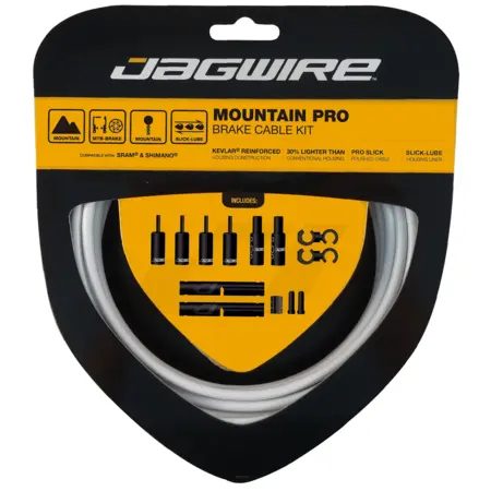 Jagwire Mountain Pro Bremszugset weiß 2019 Bremszüge & -hüllen