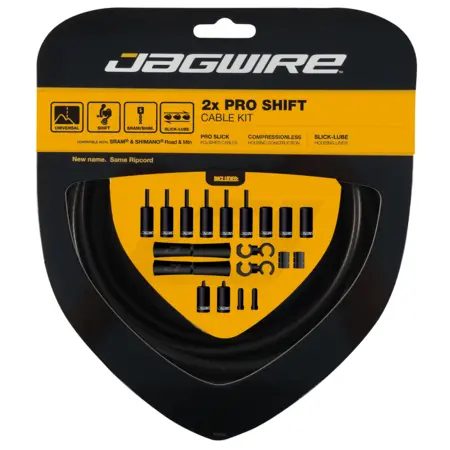 Jagwire 2X Pro Shift Schaltzugset schwarz 2019 Schaltzüge & -hüllen