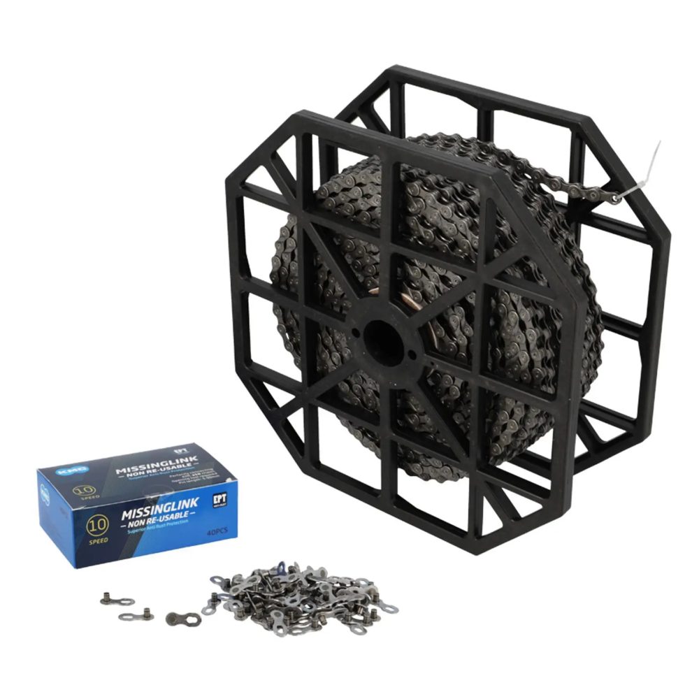 Kette mit 40 rostfreien Schnellverschlüssen KMC X10 EPT 10 vitesse
