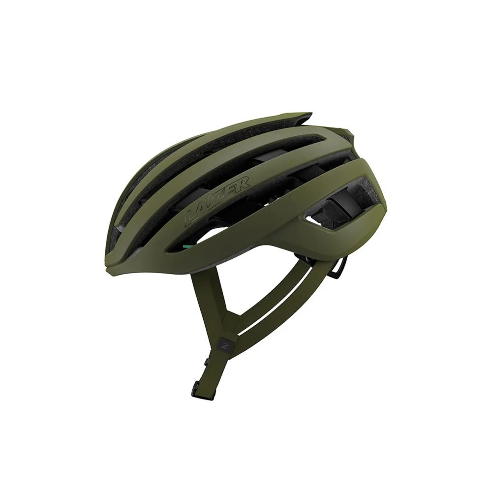 LAZER Unisex Road Z1 KinetiCore Helm - matte pine green