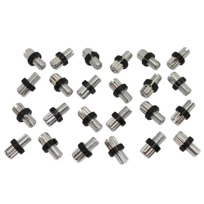 Packung mit 25 Hohlschrauben für Fahrradkabelspanner mit Alu-Schlitz P2R M10 L11,5 mm
