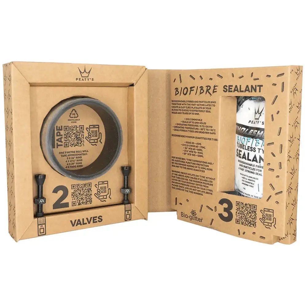 Umbausatz große Reifen tubeless Peaty's