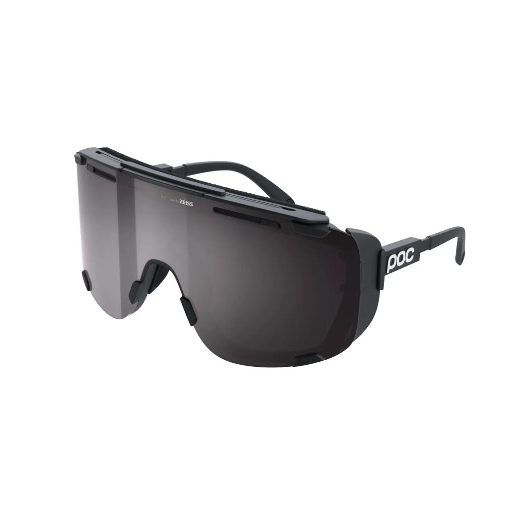 POC Devour Glacial Sonnenbrille - Uranium Black/Clarity Universal/Sunny Grey