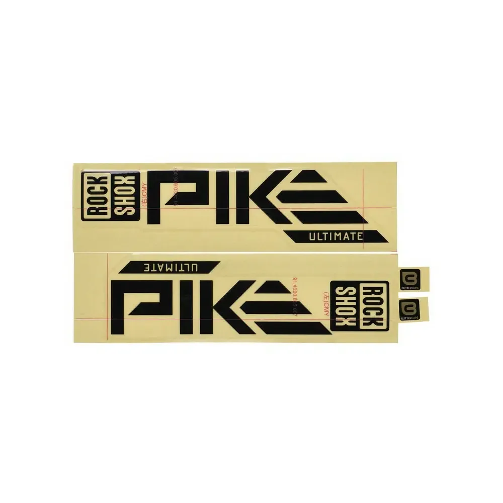 Aufkleberset Fahrradgabel Rockshox Pike Ultimate Flight