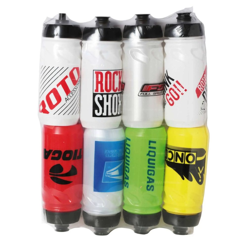 Flasche mit Schrumpffolie Roto (x8)