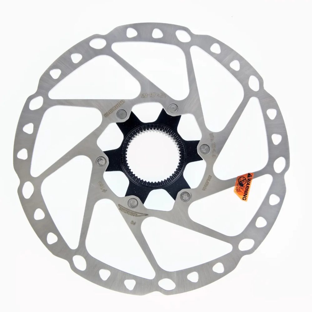 SHIMANO Bremsscheiben MD-DISC DEORE RT64 180mm Center Lock silber