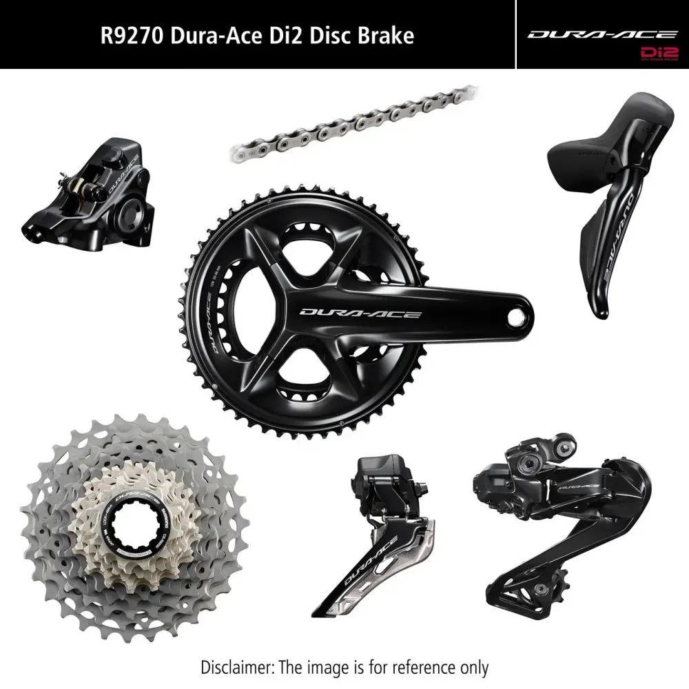 Vollständige Gruppe Fahrrad Shimano Dura Ace DI2 R9270 175 mm, 11-30T