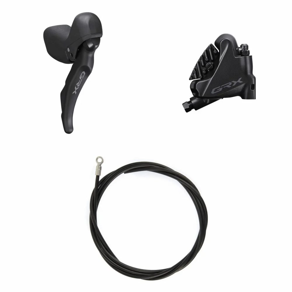 Shimano GRX ST-RX600/BR-RX400 Scheibenbremse Hinterrad 11-fach black 2020 Scheibenbremsen komplett