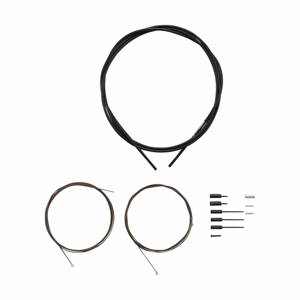 Shimano Road Schaltzug Set polymerbeschichtet schwarz 2019 Schaltzüge & -hüllen