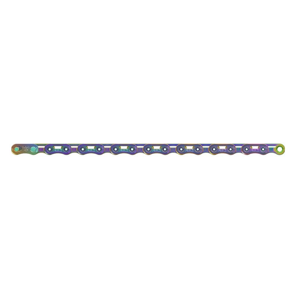 Kette Sram Red AXS E1 Flattop Rainbow