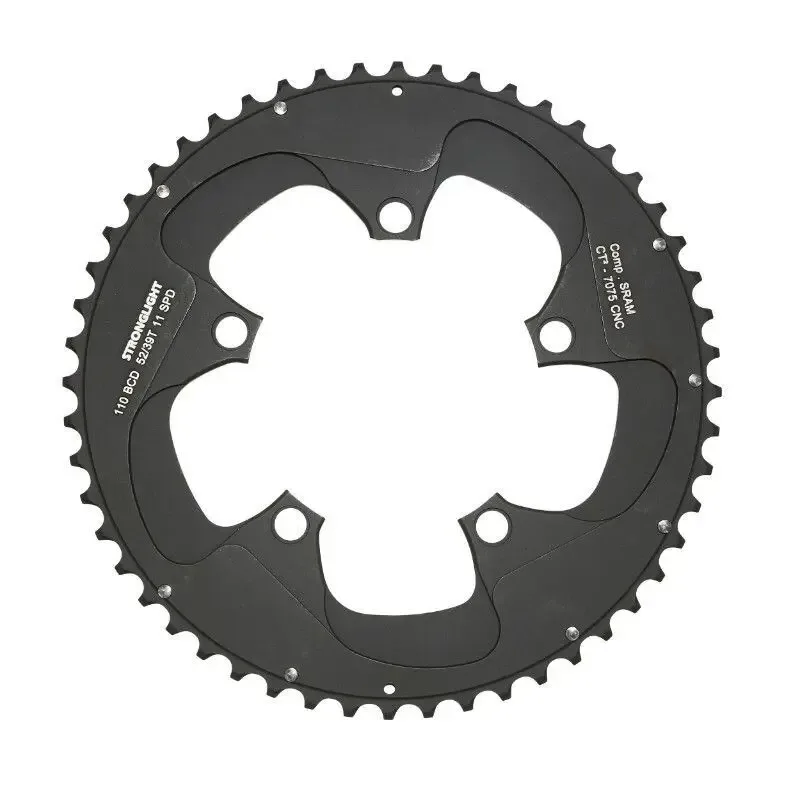 5-Speichen-Tablett außen Stronglight CT2 Sram Red-Force-Rival