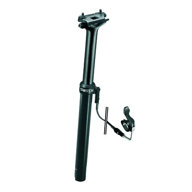 Teleskopische Aluminium-Sattelstütze Switch 390 mm