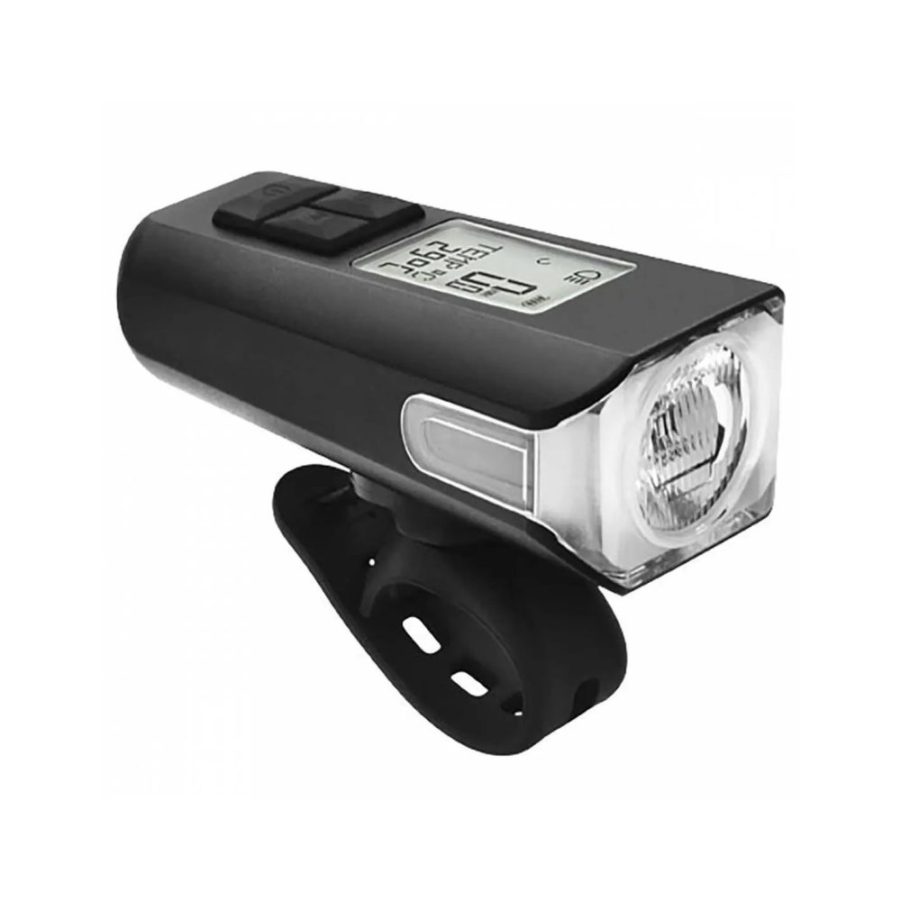 Lenker-Stirnlampe mit aufladbarem Fahrradcomputer TKX