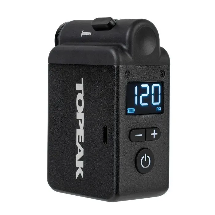 Topeak E-Booster Digital Pumpe Grau, Herren, Größe: ONE SIZE