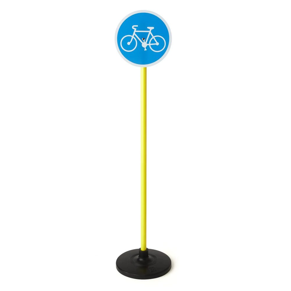 Verkehrszeichen Radwegpflicht für Radfahrer Tremblay CT